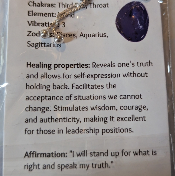 lapis faceted gemstone silver bracelet - Picture 4 of 9